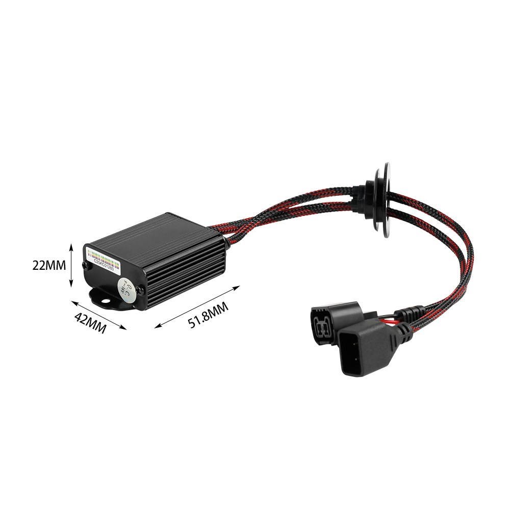Lippert Components Headlight Wiring Harness, Tiny Monster, For Use with PSX26W/PSX24W/P13W Bulb, Set of 2 – V000325700