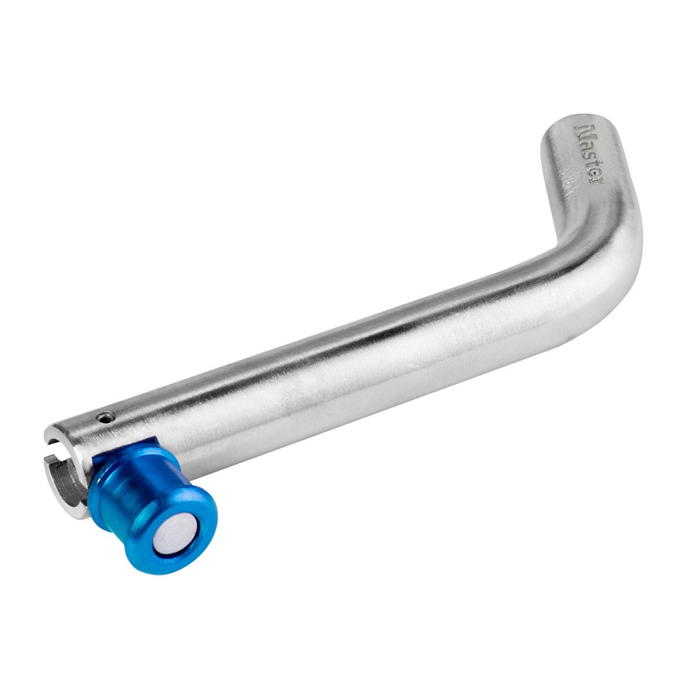 Masterlock Trailer Hitch Pin, Bent Pin, 5/8 Inch Diameter, 3 Inch Length, Use with Class III/ IV Hitch, With Pivot Lock, Without Cap, Single – 1465DAT