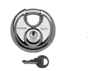 Masterlock Padlock, Keyed Alike, 2-3/4 Inch Body Width, 3/8 Inch Diameter Shackle, 5/8 Inch Height X 3/4 Inch Width Shackle Clearance – 40KADPF