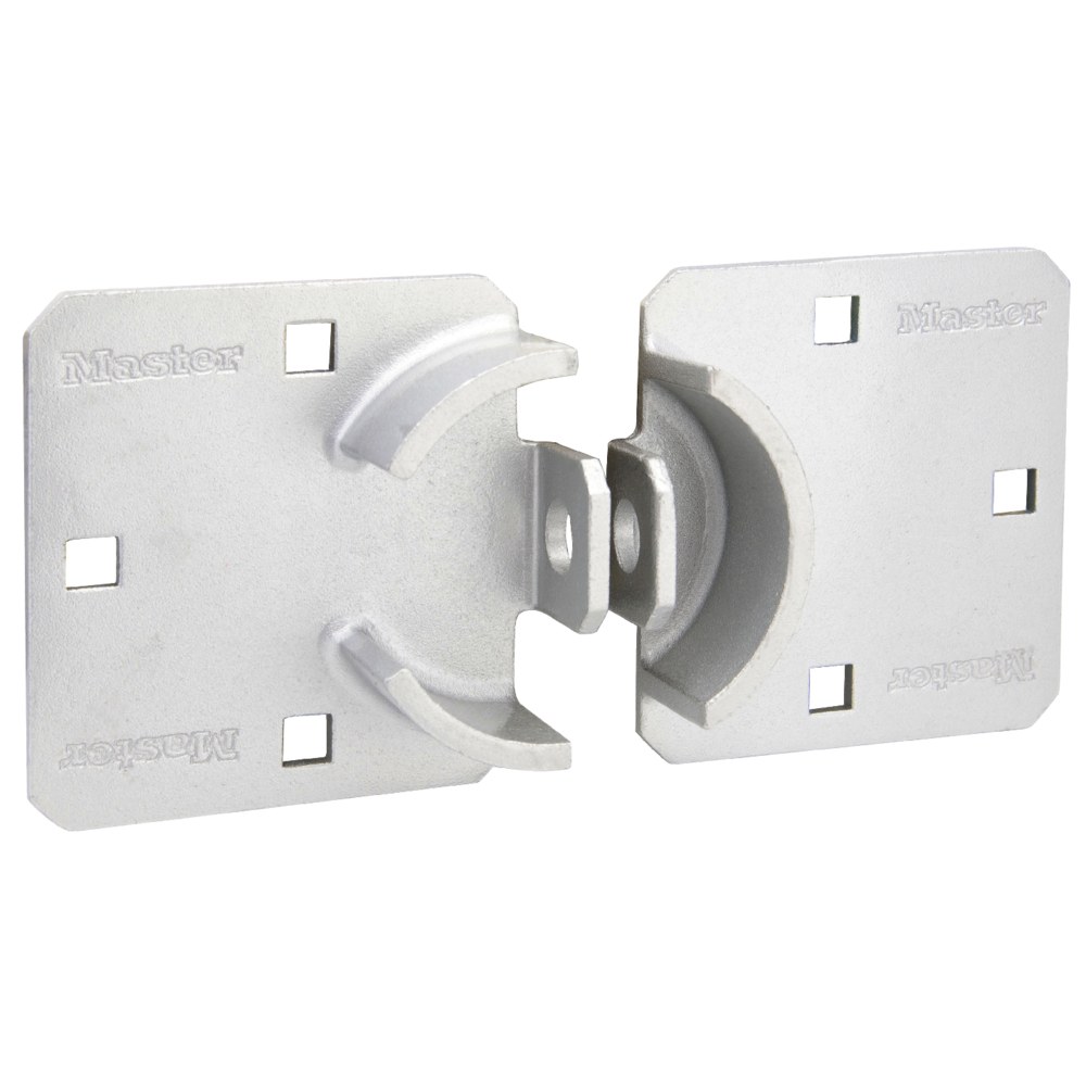 Masterlock Lock Hasp, Used for Trailers/ Vans/ Truck Doors/ Vending Machines/ Storefront and Business Gates, Needs Lock, Steel – 770