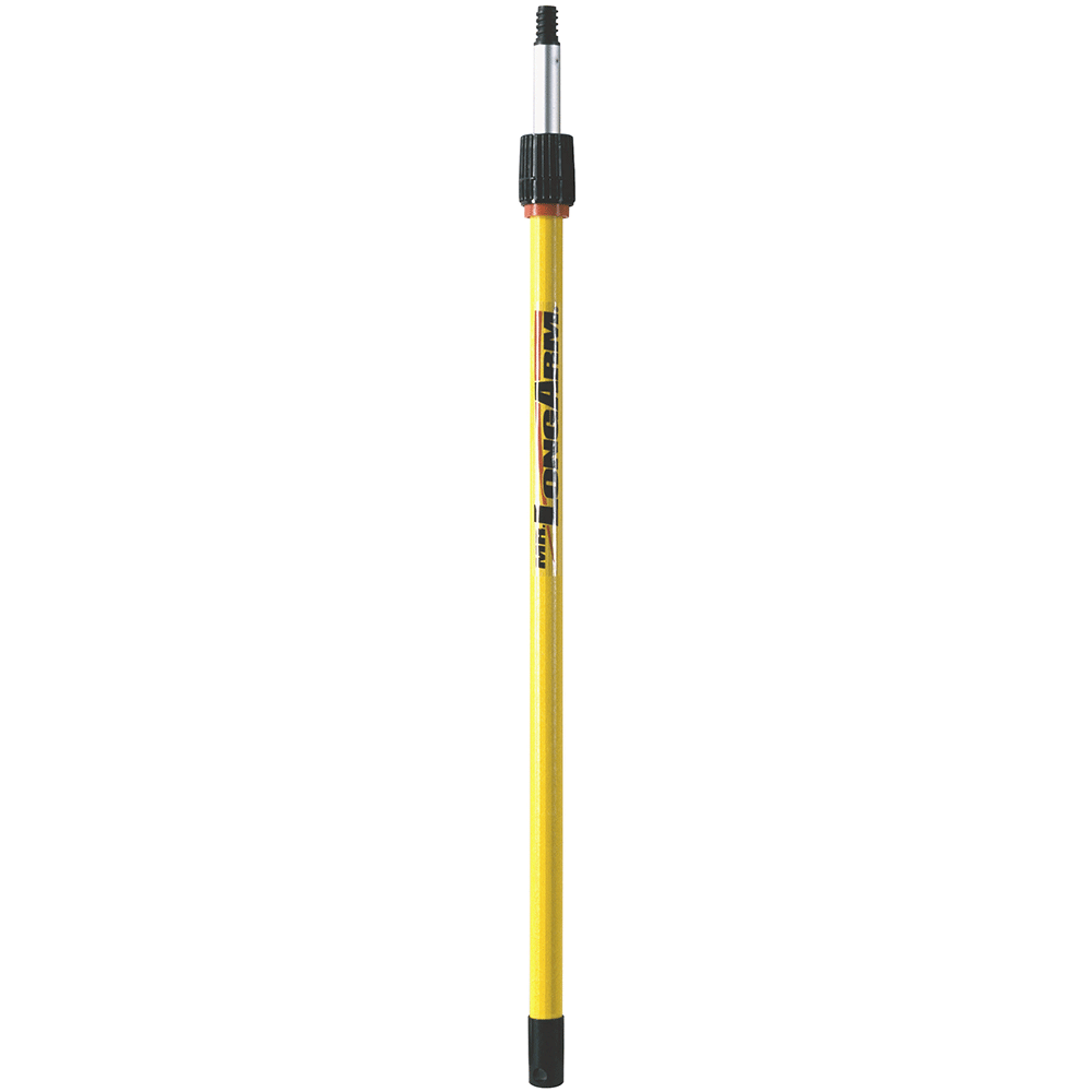 Mr. Longarm Extension Handle, Pro-Pole®, Used with Standard Threaded Tools/ Paint Rollers/ Edgers and Dusters, Extendable, 3 to 6 Foot Length – 3206