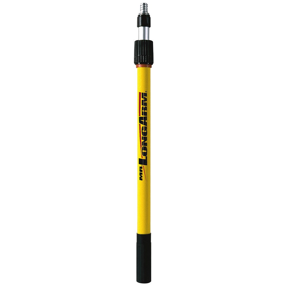 Mr. Longarm Extension Handle, Alumiglass ®, Used with Standard Threaded Tools/ Paint Rollers, Extendable, 3.2 to 5.7 Foot Length – 6506