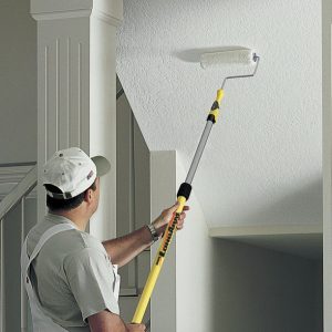 Mr. Longarm Extension Handle, Alumiglass ®, Used with Standard Threaded Tools/ Paint Rollers, Extendable, 3.2 to 5.7 Foot Length – 6506