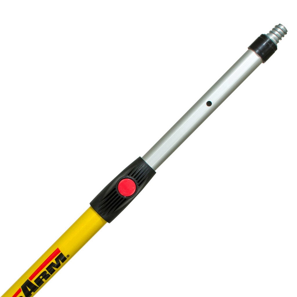 Mr. Longarm Extension Handle, Super Tab-Lock®, Used with Standard Threaded Tools/ Paint Rollers/ Edgers and Dusters, Extendable – 7512