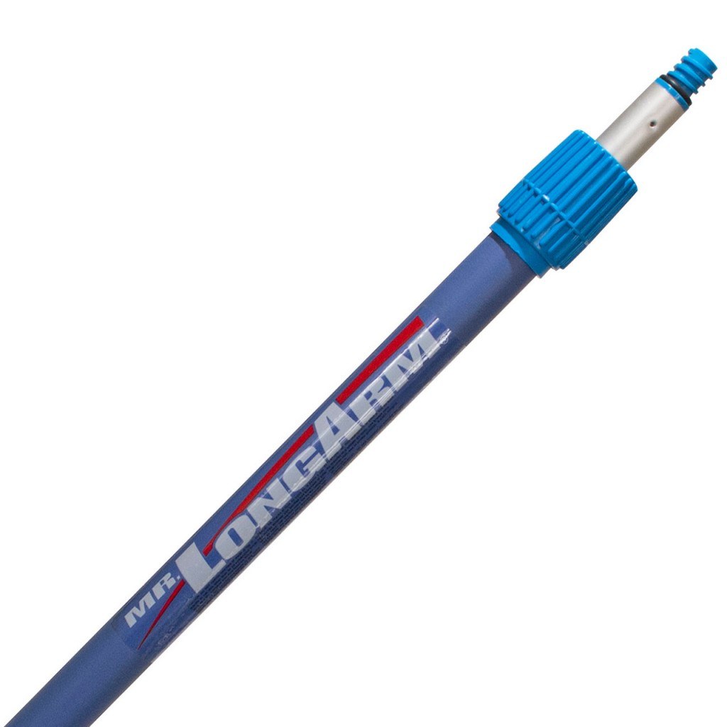 Mr. Longarm Extension Handle, Hydrasoar®, Used with Standard Garden Hose/ Flow-Thru Cleaning Brushes, Extendable, 4 to 8 Foot Length – 8508