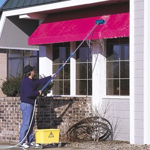 Mr. Longarm Extension Handle, Hydrasoar®, Used with Standard Garden Hose/ Flow-Thru Cleaning Brushes, Extendable, 4 to 8 Foot Length – 8508