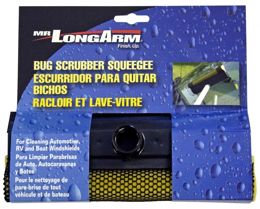 Mr. Longarm Squeegee, 8 Inch Length, Sponge Scrubber, Without Pole – 8900