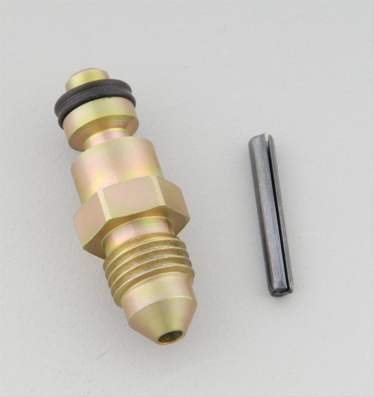 Mcleod Clutch Hose Adapter, AN-4 Male Fitting End a/ Roll Pin Fitting End B, Steel, Straight, Single – 139026