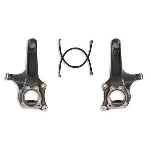 MaxTrac Suspension Spindle, For 4 Inch Lift, Steel, With 2 Knuckles/ Brake Line Extensions – 700440