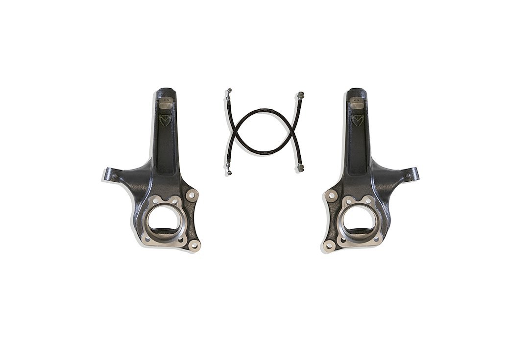 MaxTrac Suspension Spindle, For 4 Inch Lift, Steel, With 2 Knuckles/ Brake Line Extensions – 700440