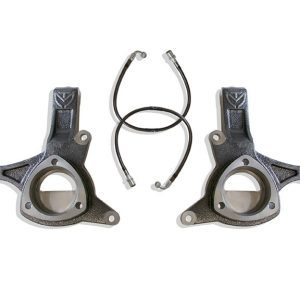 MaxTrac Suspension Spindle, 4-1/2 Inch Lift, Steel, With 2 Knuckles and Brake Line Extensions – 701345