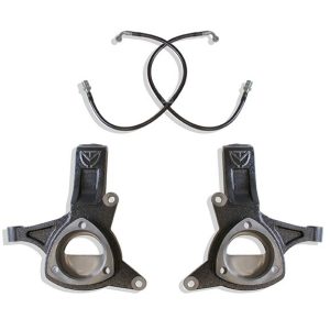 MaxTrac Suspension Spindle, 5 Inch Lift, Steel, With 2 Knuckles and Brake Line Extensions – 701550