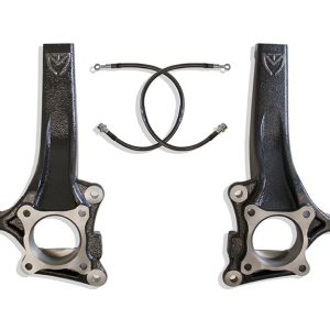 MaxTrac Suspension Spindle, 4 to 4-1/2 Inch Lift, Steel, With 2 Knuckles and Brake Line Extensions – 703440