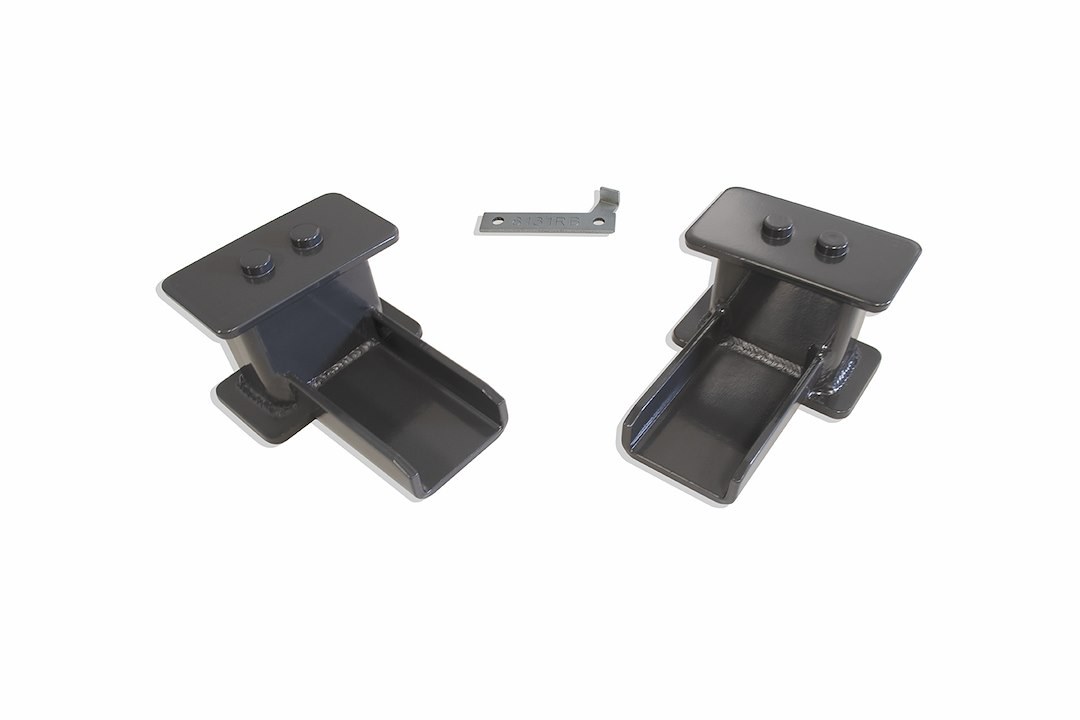 MaxTrac Suspension Leaf Spring Block Kit, 4 Inch Block Height, Steel, Set of 2 – 813140