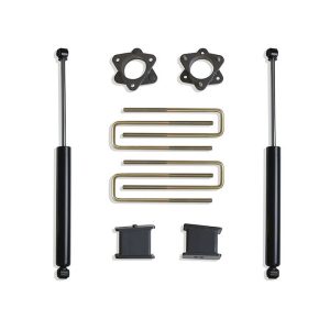 MaxTrac Suspension Lift Kit Suspension, 3 Inch Front Lift, 3 Inch Rear Lift, With Rear Shock Absorbers IN Kit, Black Components – 901340