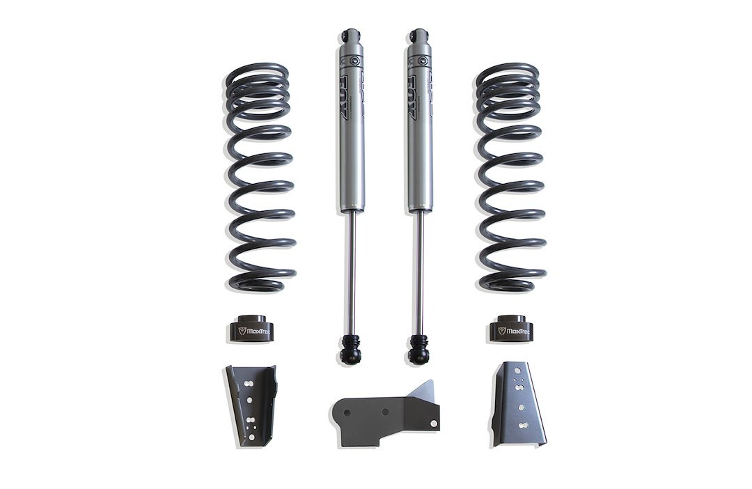MaxTrac Suspension Coil Spring, 4-1/2 Inch Lift, Powder Coated, Grey – 902445F
