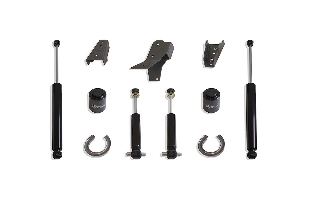 MaxTrac Suspension Coil Spring, 4-1/2 Inch Lift, Powder Coated, Grey – 902445S