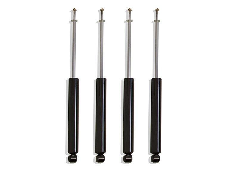 MaxTrac Suspension Shock Absorber, Nitrogen Gas Charged, Without Reservoir, Non Adjustable, Without Shock Boots, Silver, Set of 4 – 947280S