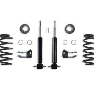 MaxTrac Suspension Lowering Kit, 2 Inch Front/ 4 Inch Rear Drop, Black Components, With Front Shock Absorbers IN Kit – K331224S
