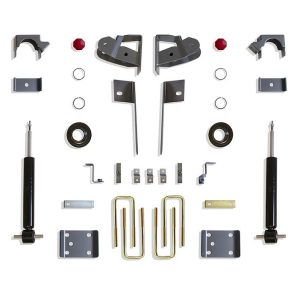 MaxTrac Suspension Lowering Kit, 3 Inch Front/ 5 Inch Rear Drop, Black Components, With Front and Rear Shock Absorbers IN Kit – K331935S