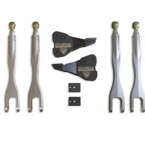 MaxTrac Suspension Control Arm, Tubular, Adjustable, Silver, Aluminum, Set of 4 – K853300-4