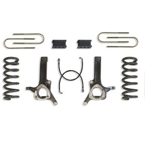 MaxTrac Suspension Lift Kit Suspension, 6-1/2 Inch Front Lift, 2-1/2 Inch Rear Lift, With Front and Rear Shock Absorbers IN Kit – K882262DS