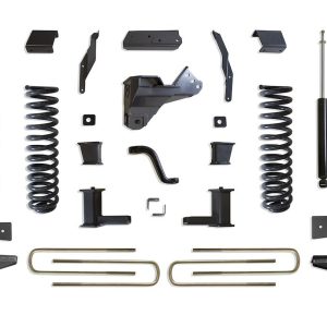 MaxTrac Suspension Lift Kit Suspension, 6 Inch Front Lift, 6 Inch Rear Lift, With Front and Rear Shock Absorbers IN Kit, Black Components – K944362