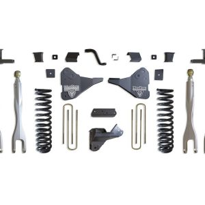 MaxTrac Suspension Lift Kit Suspension, 6 Inch Front Lift, 6 Inch Rear Lift, With Front and Rear Shock Absorbers IN Kit, Black Components – K944362L