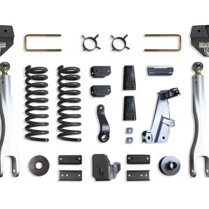 MaxTrac Suspension Lift Kit Suspension, 4 Inch Front Lift, 1 Inch Rear Lift, With Front and Rear Fox Shock Absorbers IN Kit – K947241FL