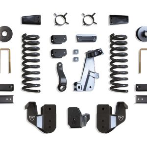 MaxTrac Suspension Lift Kit Suspension, 6 Inch Front Lift, 6 Inch Rear Lift, With Front and Rear Shock Absorbers IN Kit, Black Components – K947263