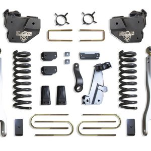 MaxTrac Suspension Lift Kit Suspension, Maxpro, 6 Inch Front Lift, 1 Inch Rear Lift, With Front and Rear Shock Absorbers IN Kit – K947363L