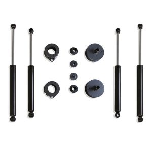 MaxTrac Suspension Lift Kit Suspension, 2-1/2 Inch Front Lift, 2 Inch Rear Lift, With Shock Absorbers IN Kit, Black Components – K949822S