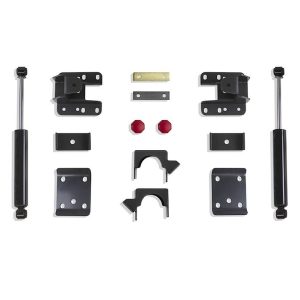 MaxTrac Suspension Lowering Kit, 4 Inch Front/ 6 Inch Rear Drop, Black Components, With Rear Shock Absorbers IN Kit – KC331546-8