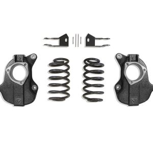 MaxTrac Suspension Lowering Kit, 2 Inch Front/ 3 Inch Rear Drop, Black Components, Without Shock Absorbers IN Kit – KC331623A