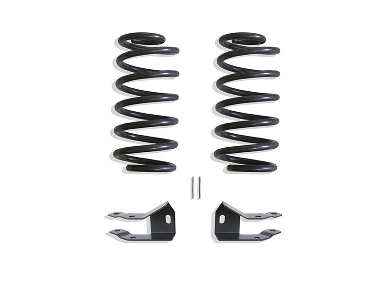 MaxTrac Suspension Lowering Kit, 2 Inch Front/ 4 Inch Rear Drop, Black Components, Without Shock Absorbers IN Kit – KC331624
