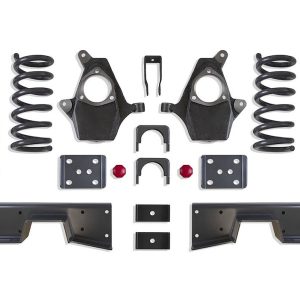 MaxTrac Suspension Lowering Kit, 3 Inch Front Drop/ 5 Inch Rear Drop, Black Components, With Front and Rear Shock Absorbers IN Kit – KS330935-8