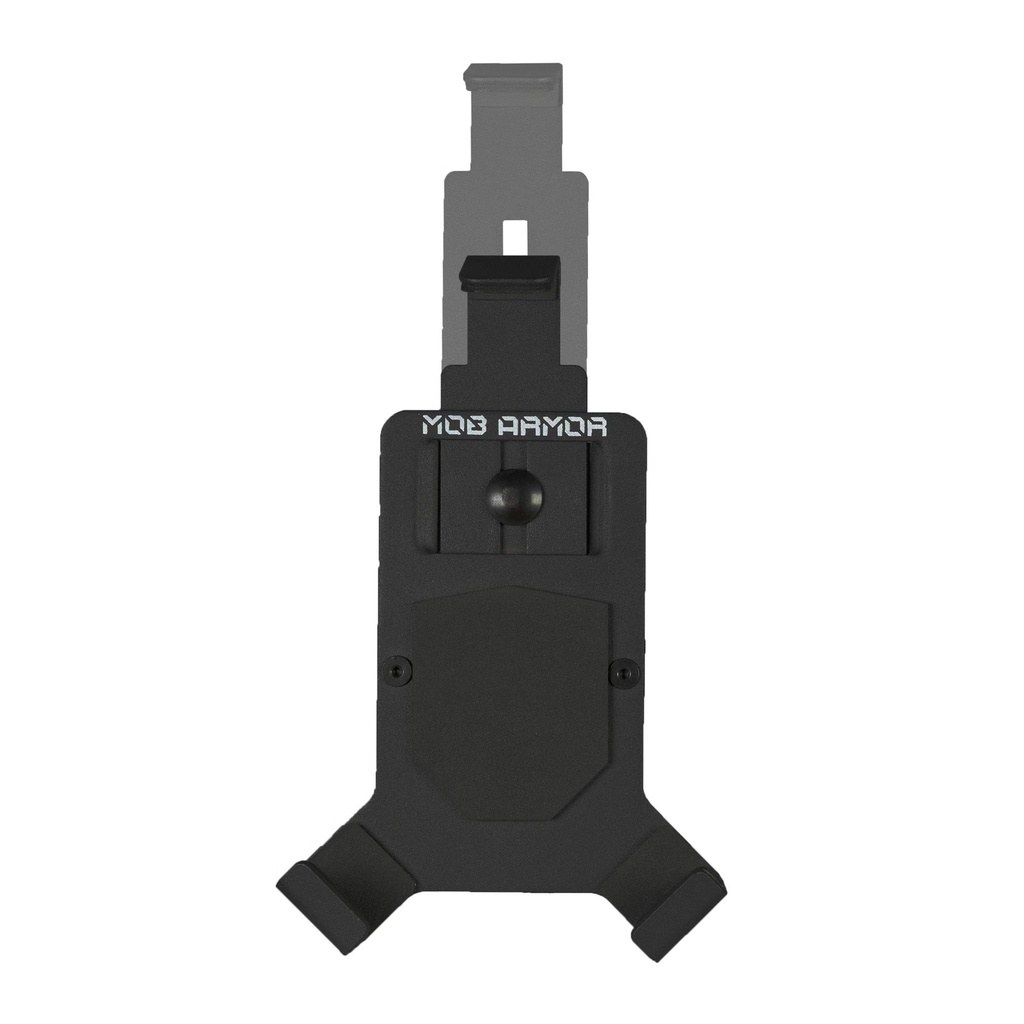 Mob Armor Cell Phone Mount, Switch Claw, Fits Devices 2.4 Inch Wide to 3.4 Inch Wide X 4.4 Inch Long to 7.2 Inch Long X 0.6 Inch Deep – MOBC2-BLK-LG