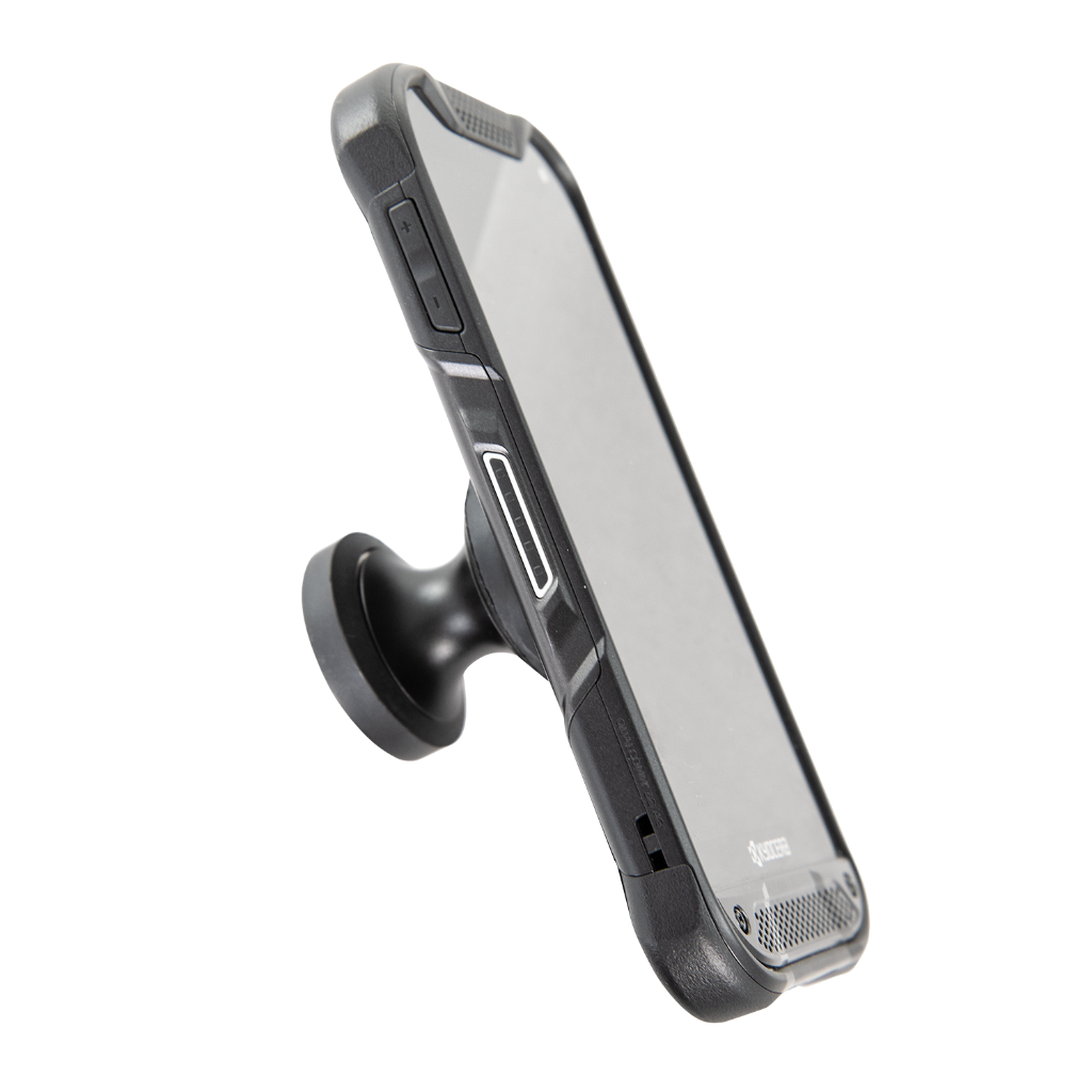 Mob Armor Cell Phone Mount, Mobnetic Go, Non-Rotating Magnetic Pop Socket Style, 90 Pound Capacity Magnetic Mount, Black, Aluminum – MOBN-GO-BLK