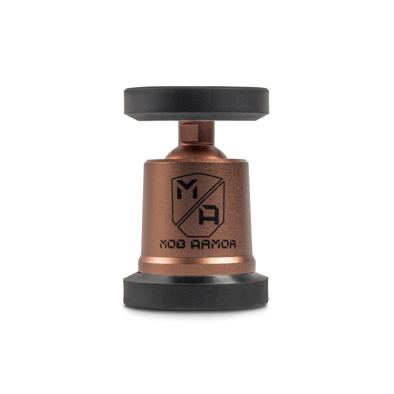 Mob Armor Cell Phone Mount, Mobnetic Maxx, Magnetic Adjustable Up to 25 Degrees Tilt and 360 Degrees Rotating – MOBN-MX-BRNZ