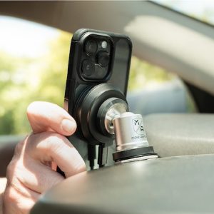 Mob Armor Cell Phone Mount, Mobnetic Maxx, Magnetic Adjustable Up to 25 Degrees Tilt and 360 Degrees Rotating – MOBN-MX-GM