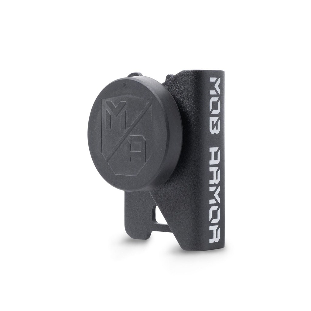Mob Armor Hand Held Radio Mount, Rad Mount, Universal Clip Mount, Magnetic Mount, Powder Coated, Black, 5052 Billet Aluminum – MOB-RAD-HH