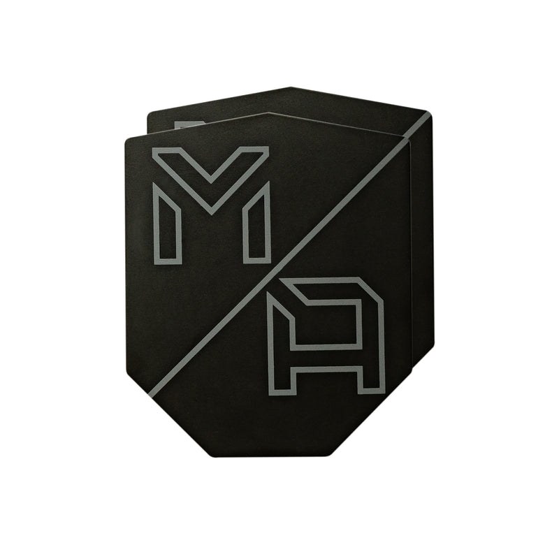 Mob Armor Tablet Mount Plate, Tabnetic, For Use with Mob Armor Tabnetic Tablet Mounts, Shield Shaped, Black, With Mob Armor Shield Logo – TABN-PL-ACC