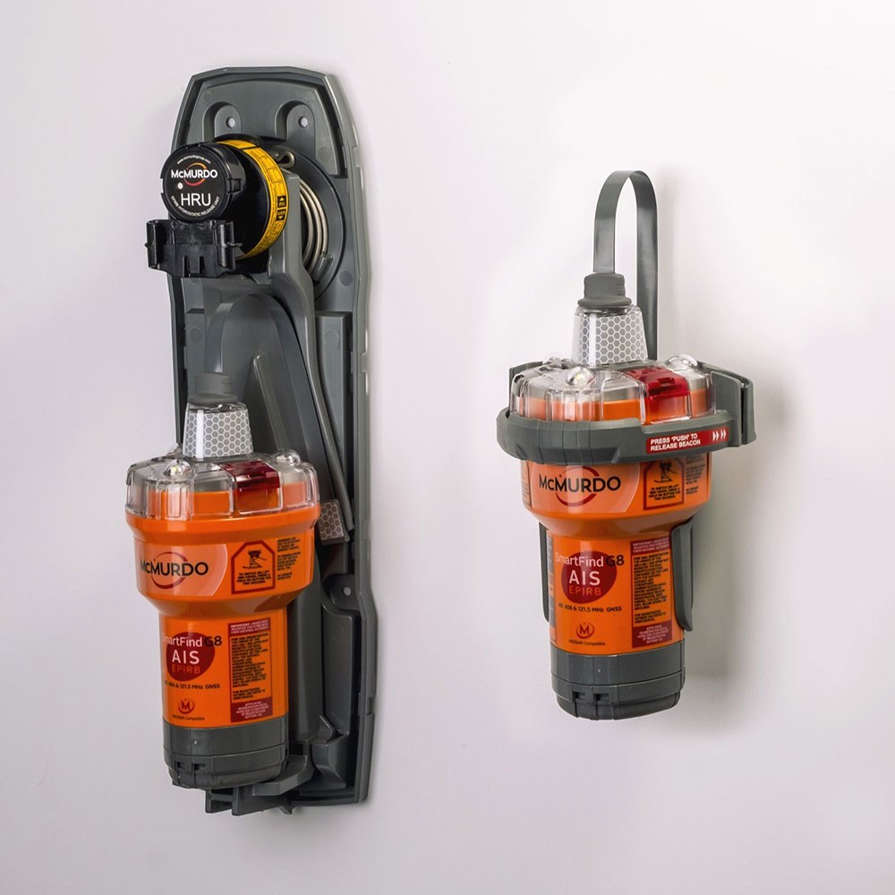 Mcmurdo Epirb, Smartfind G8, Auto Release Activation, 48 Hours Operational Life, Lithium Iron Disulphide Battery, 10 Years Battery Life – 23-001-501A