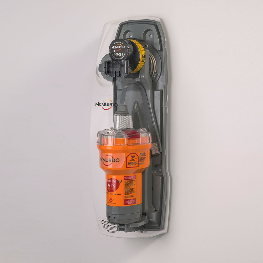Mcmurdo Epirb, Smartfind G8, Auto Release Activation, 48 Hours Operational Life, Lithium Iron Disulphide Battery, 10 Years Battery Life – 23-001-501A