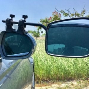 Milenco Exterior Towing Mirror, Falcon Super Steady, Clip-On, Non-Extendable, Manual, Without Turn Signal Indicator, Without Heated Glass – MIL-4381