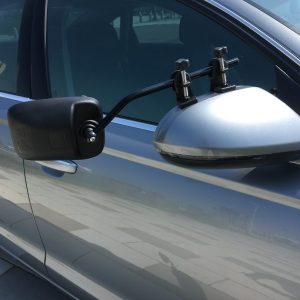 Milenco Exterior Towing Mirror, Falcon Super Steady, Clip-On, Non-Extendable, Manual, Without Turn Signal Indicator, Without Heated Glass – MIL-4381