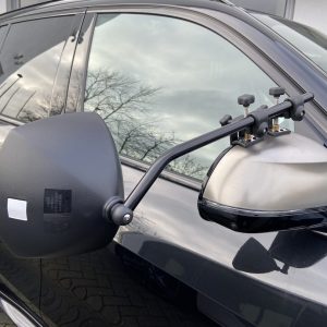 Milenco Exterior Towing Mirror, Aero Platinum, Clip-On, Non-Extendable, Manual, Without Turn Signal Indicator, Without Heated Glass – MIL-6613