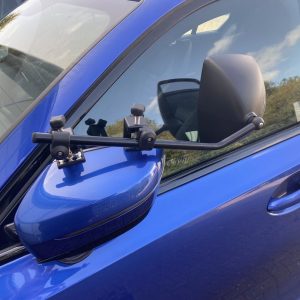 Milenco Exterior Towing Mirror, Aero Platinum, Clip-On, Non-Extendable, Manual, Without Turn Signal Indicator, Without Heated Glass – MIL-6613