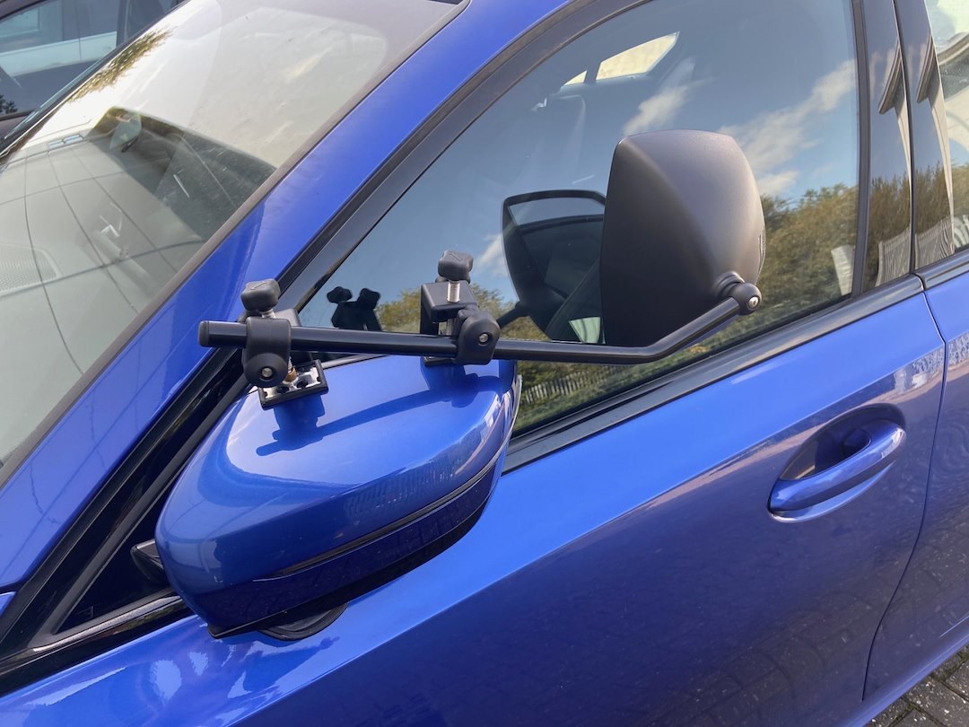 Milenco Exterior Towing Mirror, Aero Platinum, Clip-On, Non-Extendable, Manual, Without Turn Signal Indicator, Without Heated Glass – MIL-6613