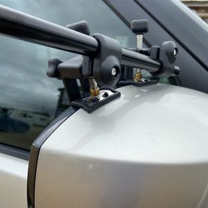Milenco Exterior Towing Mirror, Aero Platinum, Clip-On, Non-Extendable, Manual, Without Turn Signal Indicator, Without Heated Glass – MIL-6613